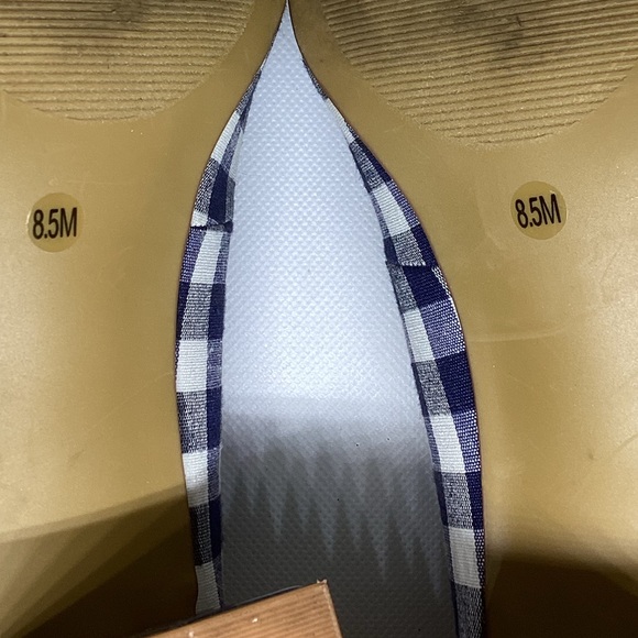 COWN & IVY BLUE PLAID SHOES - Picture 11 of 15